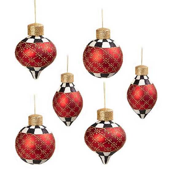 Christmas Magic Sparkle Glass Ornament- Assorted Shapes