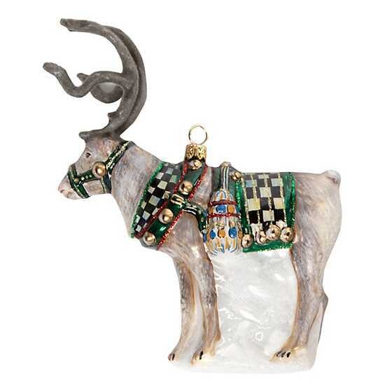 Glass Ornament - Santa's Reindeer