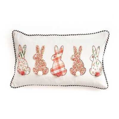 Tattersall Bunny Lumbar Pillow