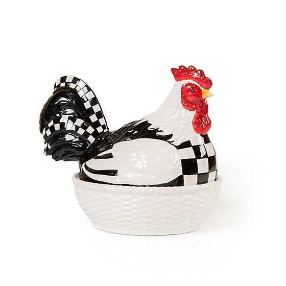 Chicken In A Basket Lidded Dish
