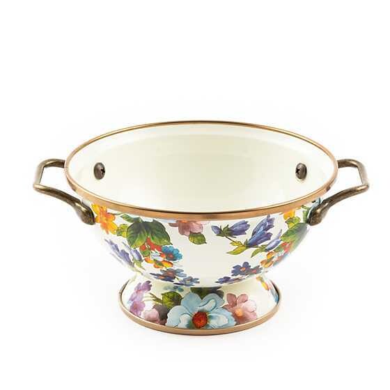 Flower Market Simply Anything Bowl - White