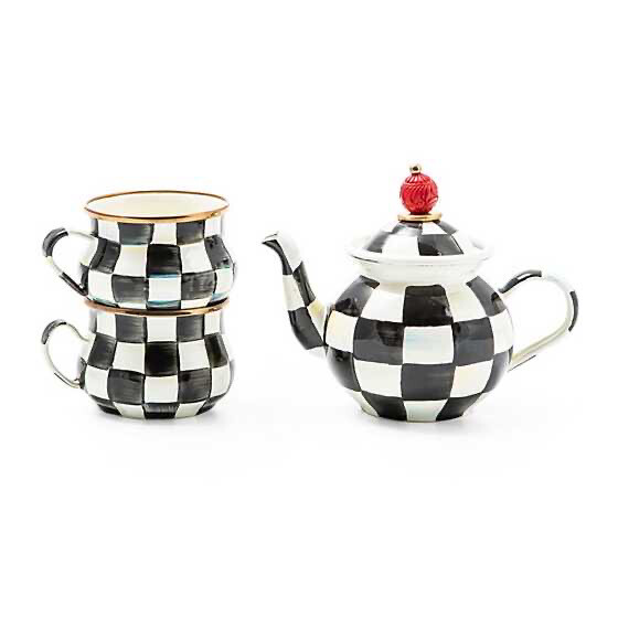 Courtly Check Tea Party Set (3pcs).