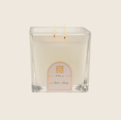 Smell of Spring Cube Glass Candle 12 oz.