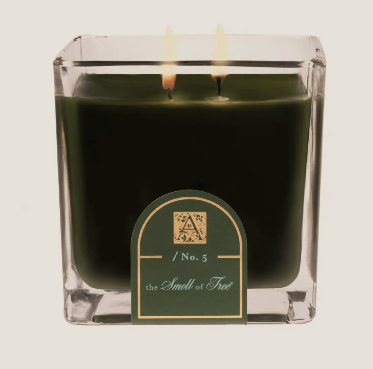 Smell of Tree Cube Glass Candle - 12oz.