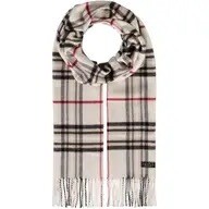 Ivory Plaid Cashmink Scarf