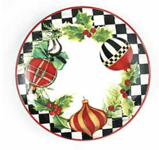 Deck the Halls Appetizer Plate