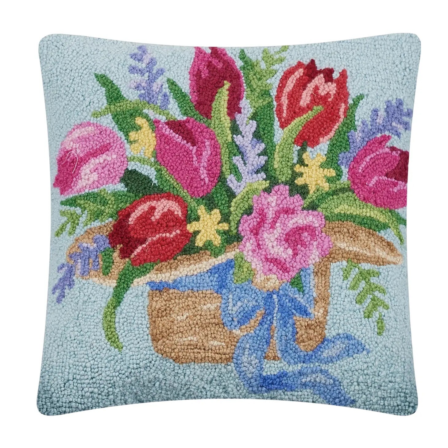 Tulips on Hat Hook Pillow