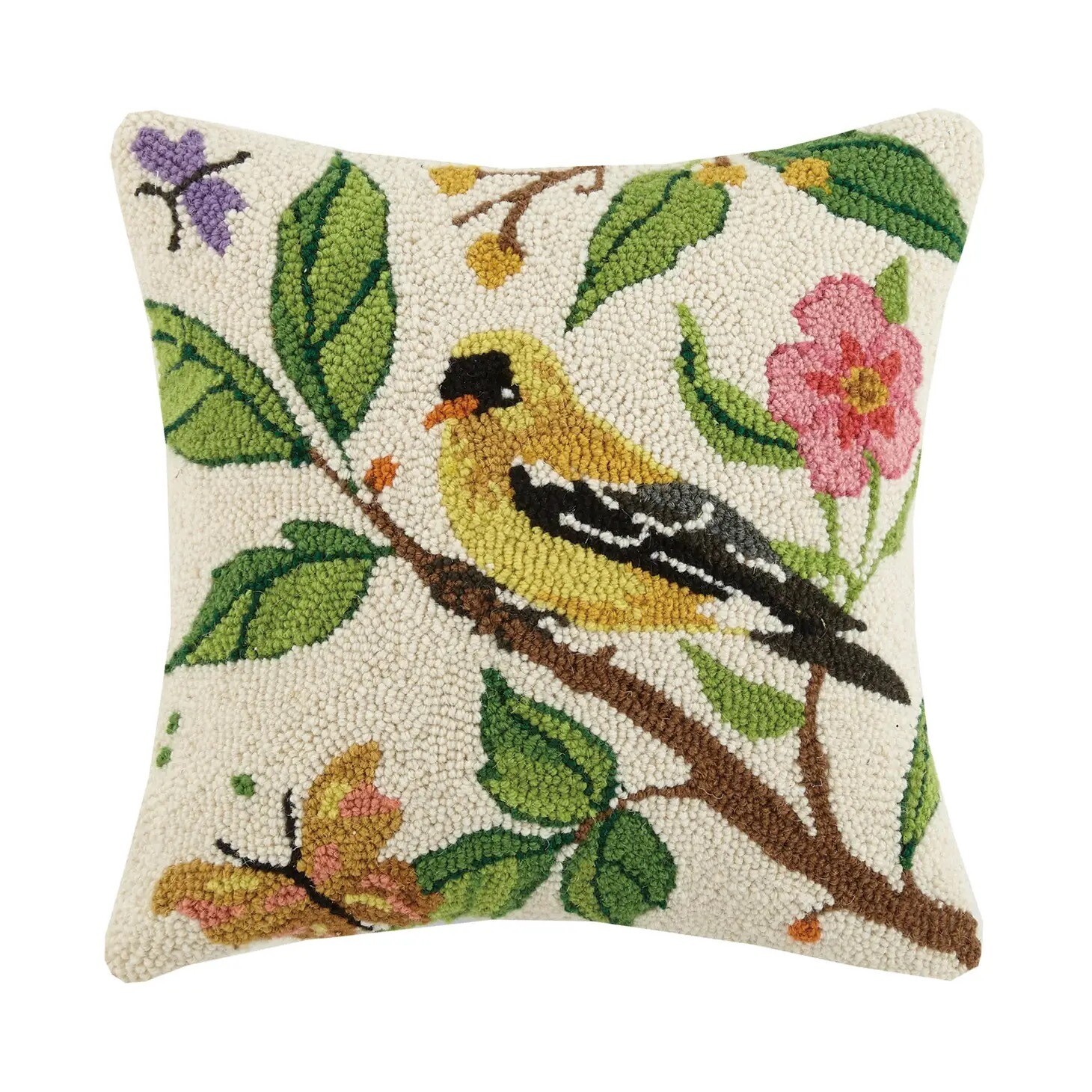 Goldfinch Hook Pillow