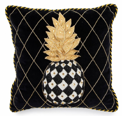 Pineapple Pillow - Black