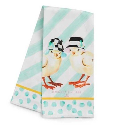 Spring Chicks Dish Towel