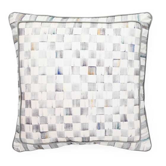 Sterling Check Pillow