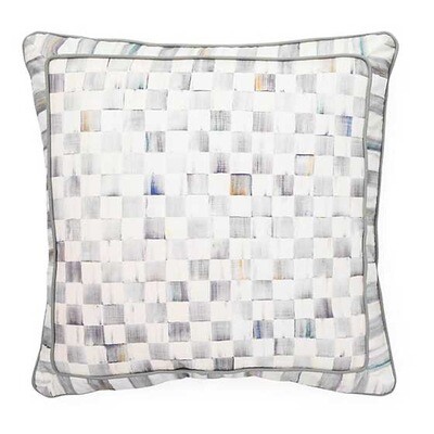 Sterling Check Pillow