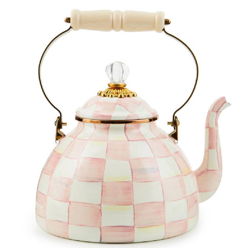 Rosy Check 3 Quart Tea Kettle