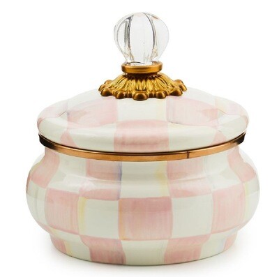 PRE-ORDER ROSY CHECK SQUASHED POT