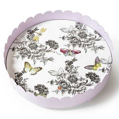 Butterfly Toile Tray
