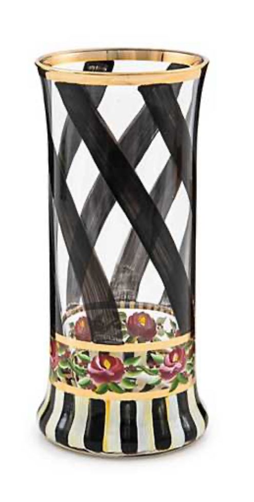 Maypole Black Highball Glass