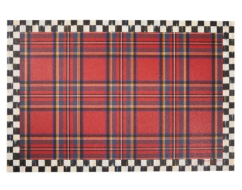 Tartan Red 2x3&#39; Floor Mat