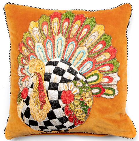 Aurora Turkey Throw Pillow