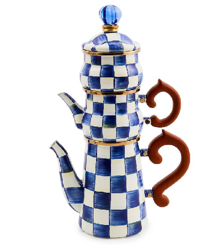 Royal Check Stackable Coffee Set