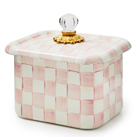 ROSY CHECK RECIPE BOX