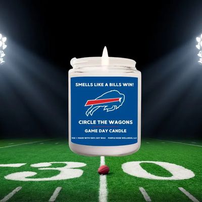 Buffalo Bills Football Candle