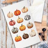 Variety of Pumpkins Terry Towel