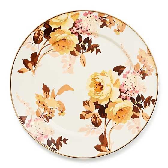 Wild Rose White Charger/Plate