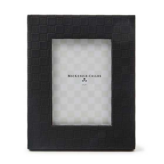 Black Faux Leather 5x7&quot; Frame