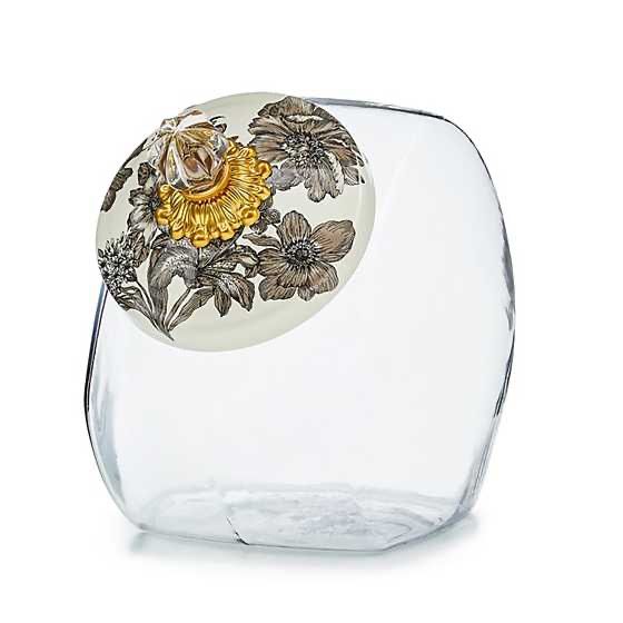 Cookie Jar w Sterling English Garden Lid
