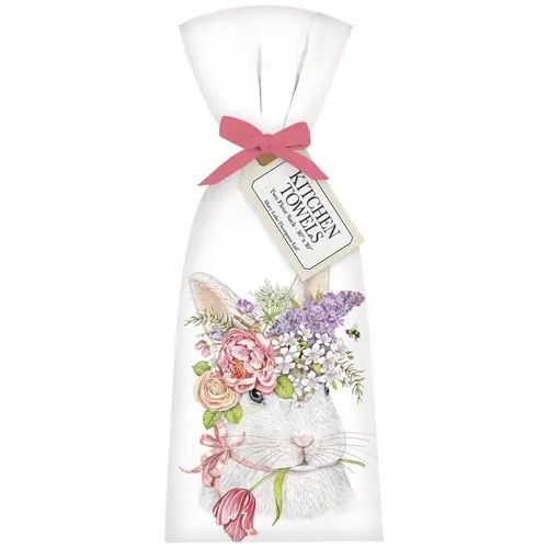 White Rabbit Crown Towel Set