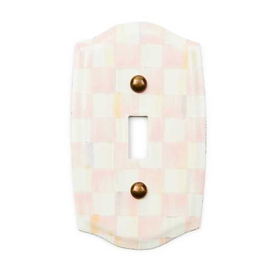 Rosy Check Single Toggle Switch Plate