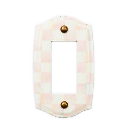 Rosy Check Single Rocker Switch Plate