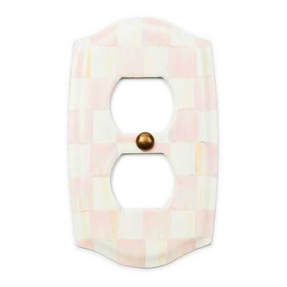 Rosy Check Double Outlet Cover