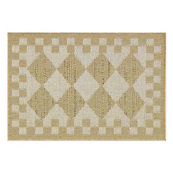 White Diamond 2x3&#39; Indoor/Outdoor Rug