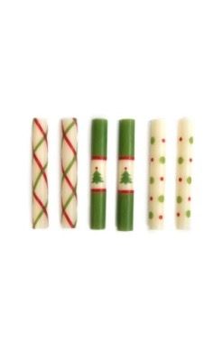 Mini Noel Dinner Candles Set of 6