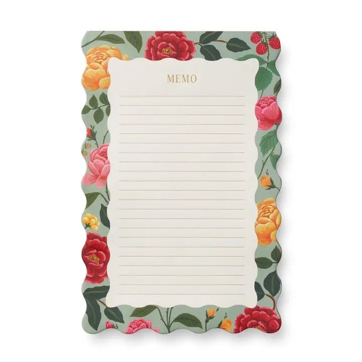 Roses Memo Notepad