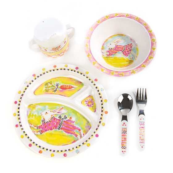 Bunny Toddler&#39;s Dinnerware Set