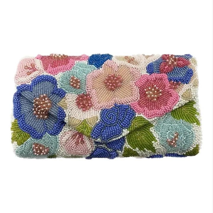 Floral Beaded Bag