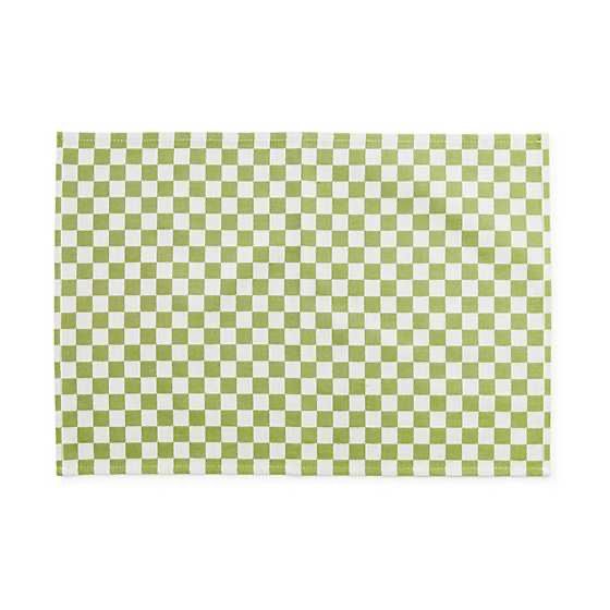 Green Check Placemats Set of 4