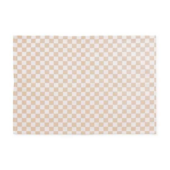 Flax Check Placemat Set of 4