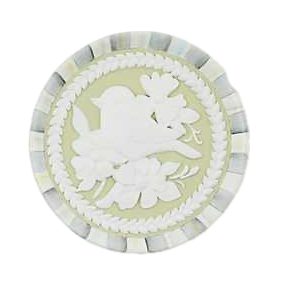 Cameo Resin Trinket Tray- Green