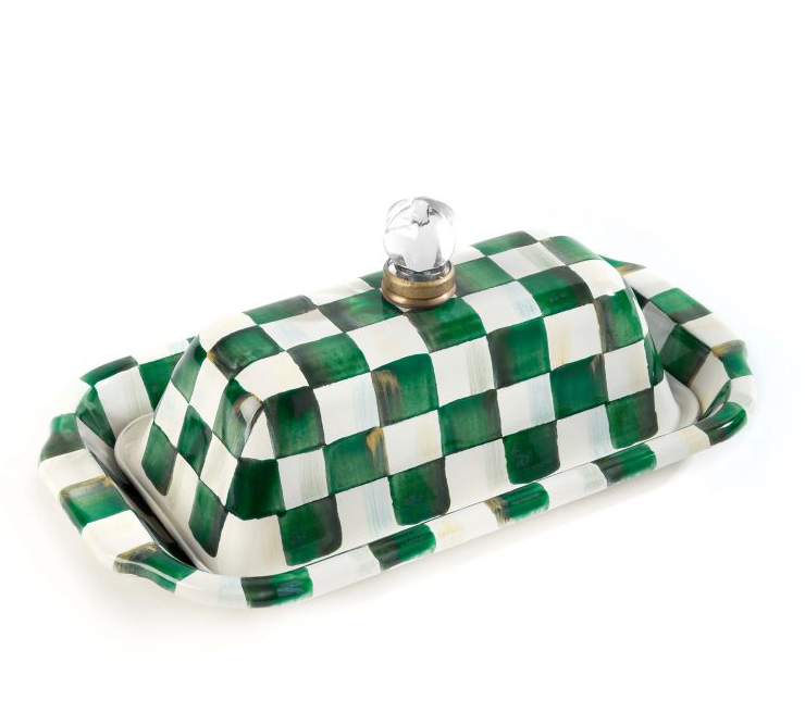 Emerald Check Butter Box
