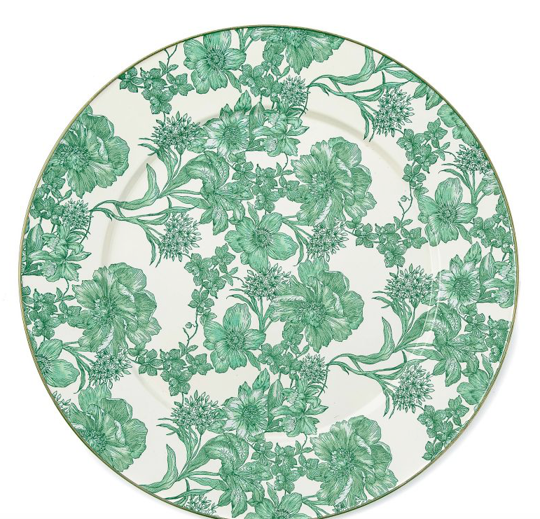 Emerald English Garden Serving Platter
