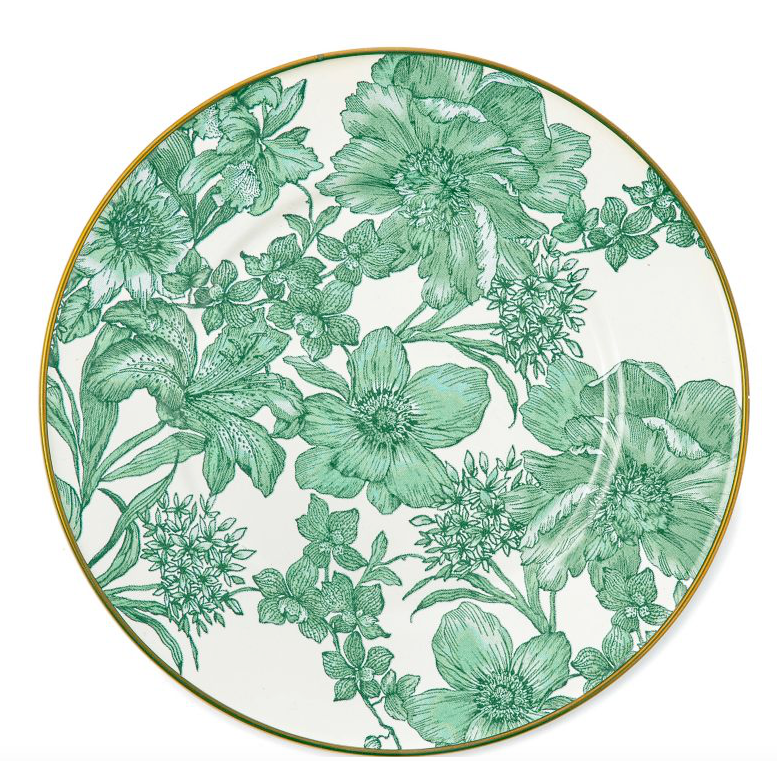 Emerald English Garden Salad Plate