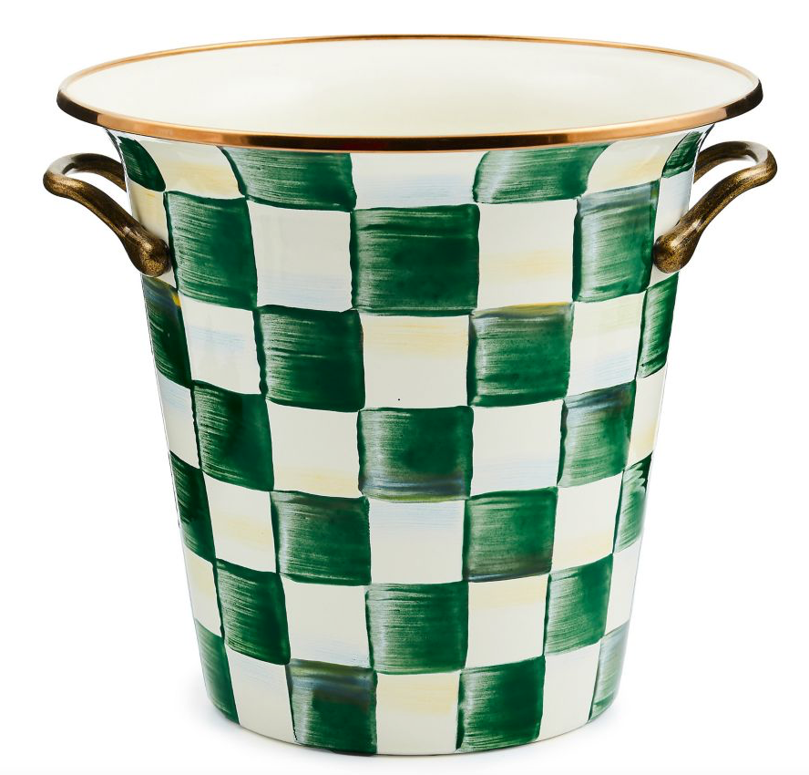 Emerald Check Wine Cooler