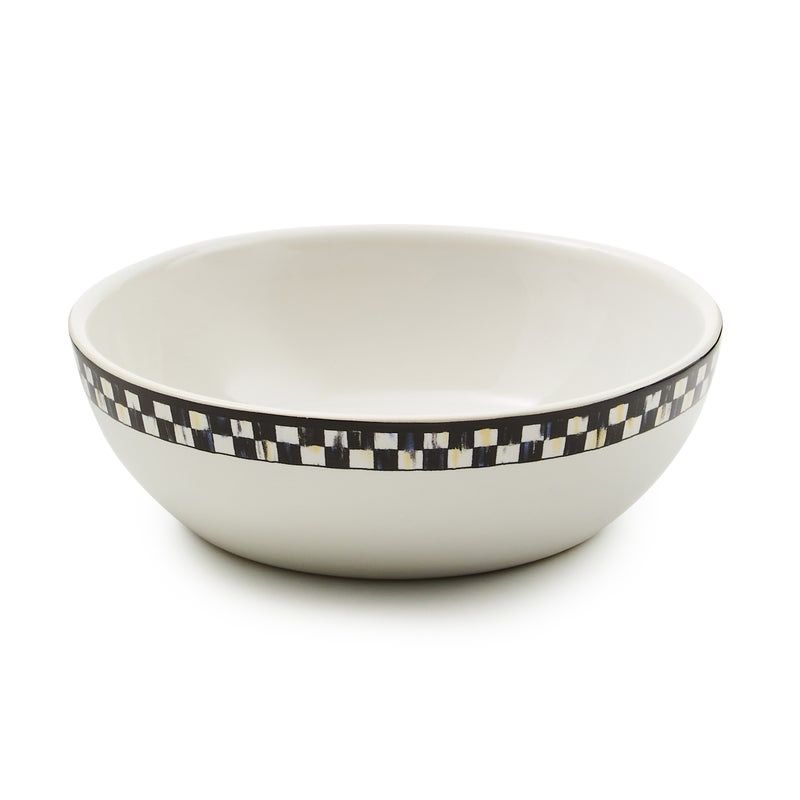 Courtly Check Everyday Bowl - Top of Table