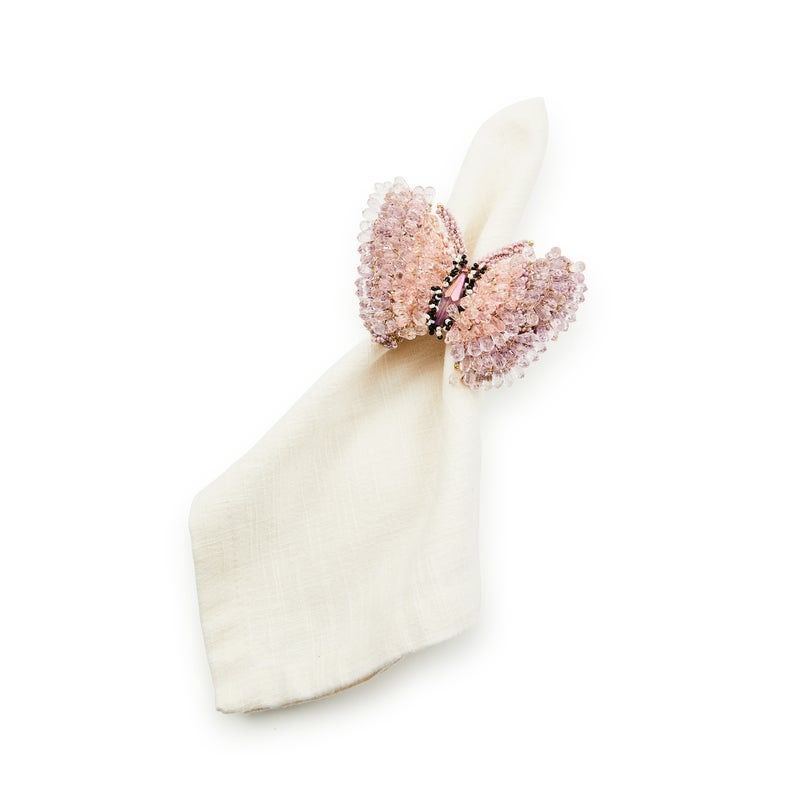 Butterfly Hill Napkin Rings- Set of 4