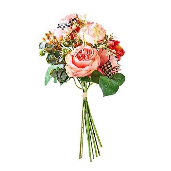 Peach Ranunculus &amp; Rose Bouquet