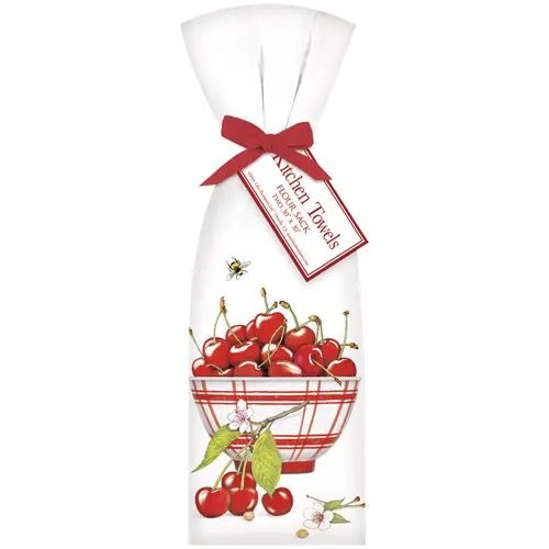 Cherry Bowl Towel Set