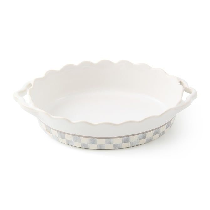 Sterling Check Everyday Medium Oval Baker